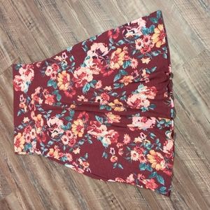 LuLaRoe size medium floral print skirt